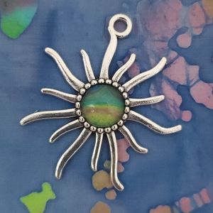 Handmade Sun Pendant Necklace